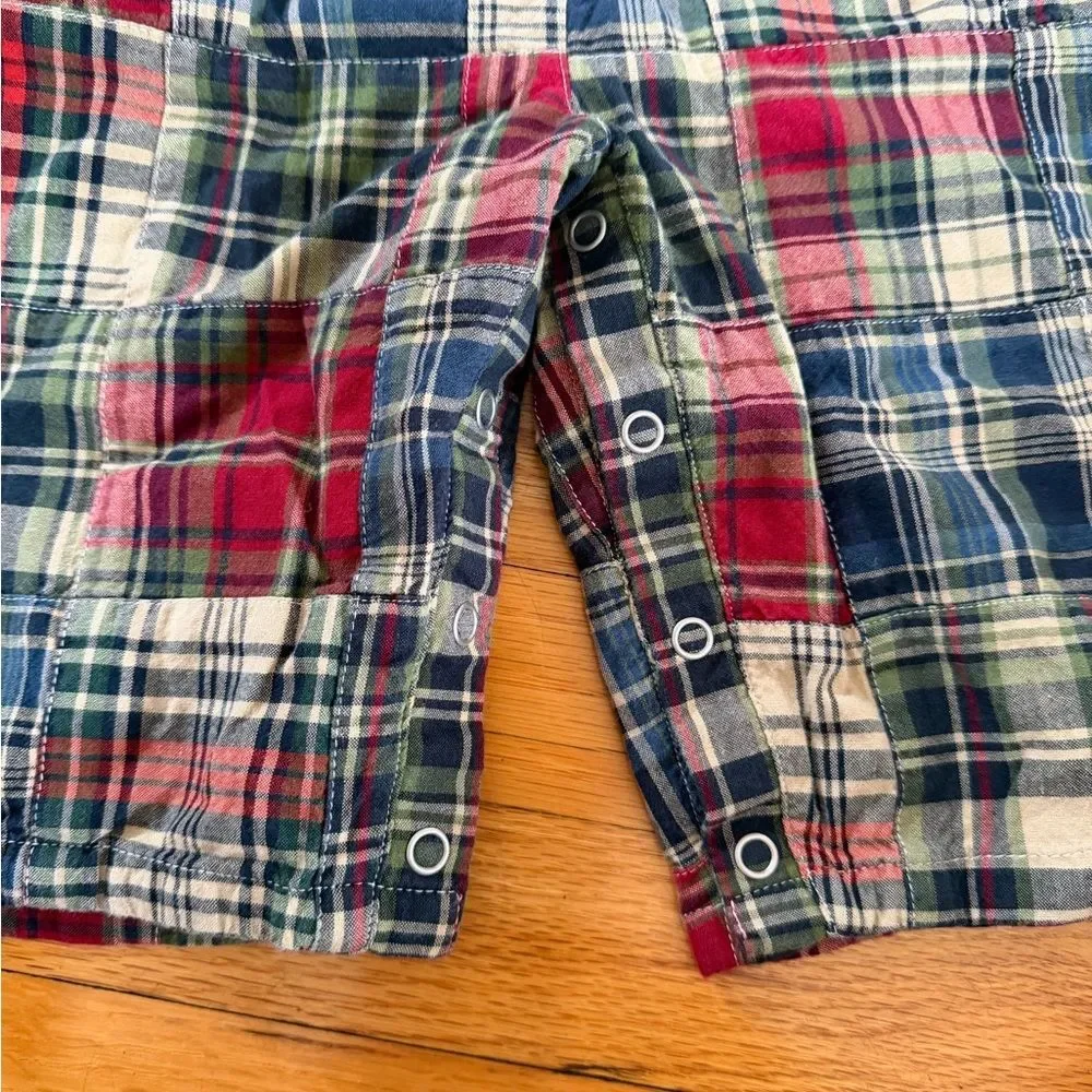 GAP vibrant plaid